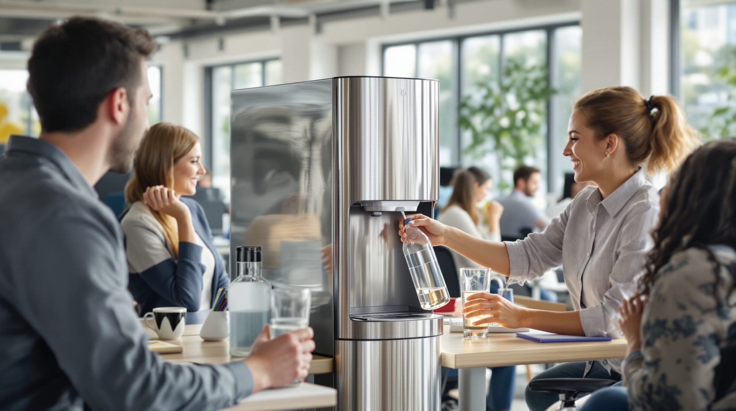 Bien-être au travail : l’eau à portée des salariés