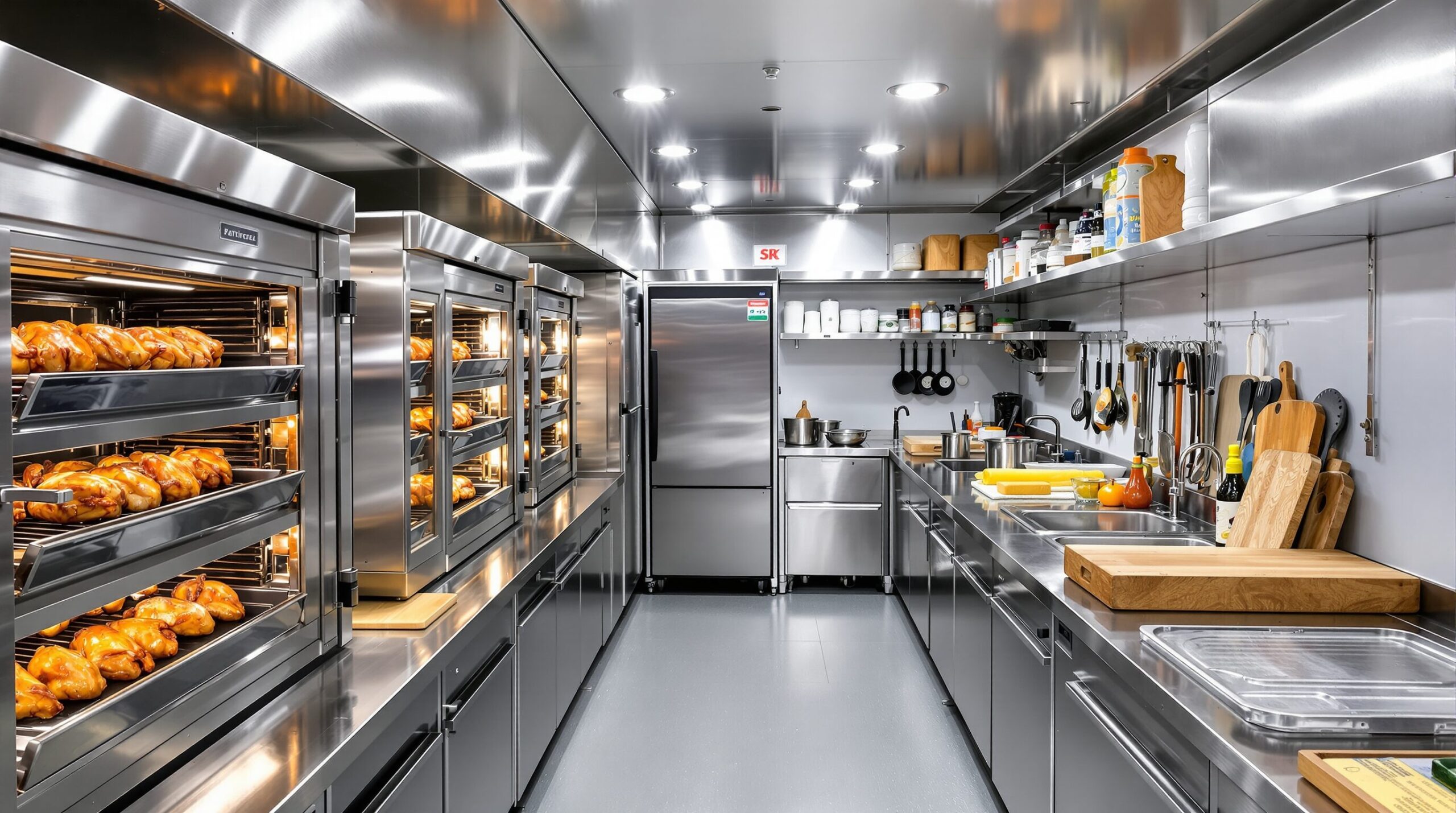 Équipements indispensables dans une remorque rôtisserie moderne