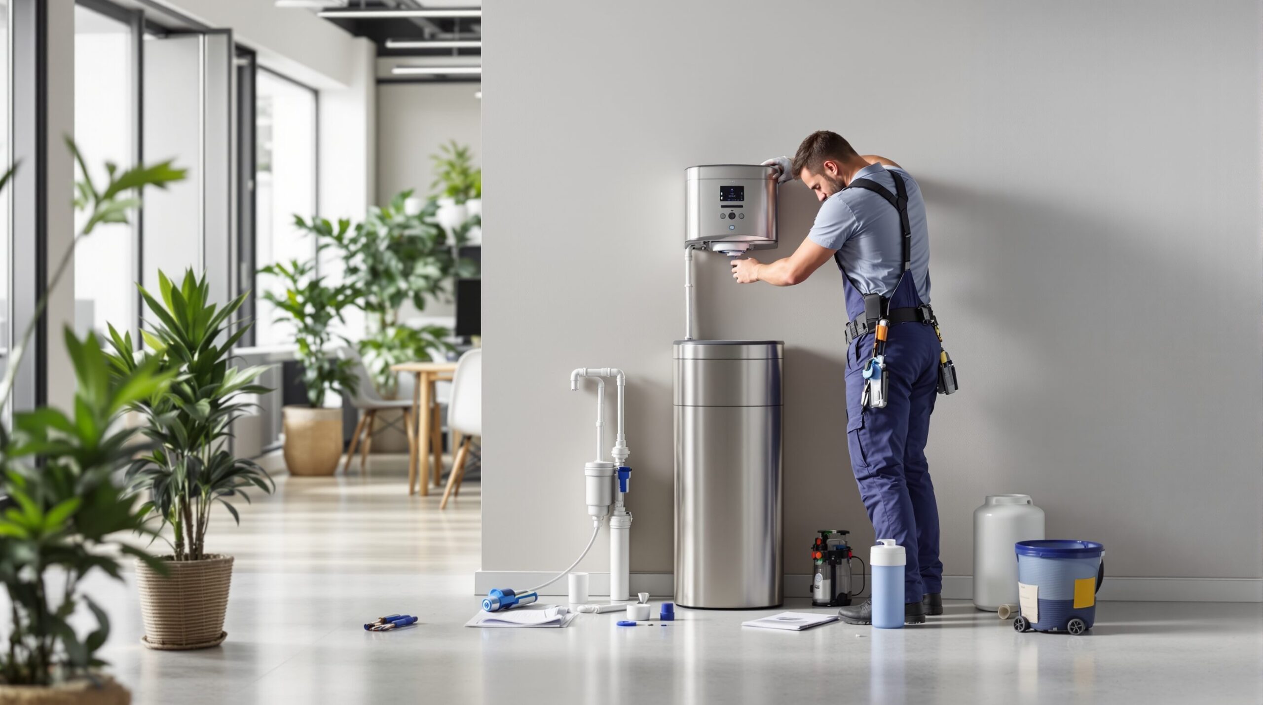 Installation d’une fontaine à eau : prérequis techniques et étapes