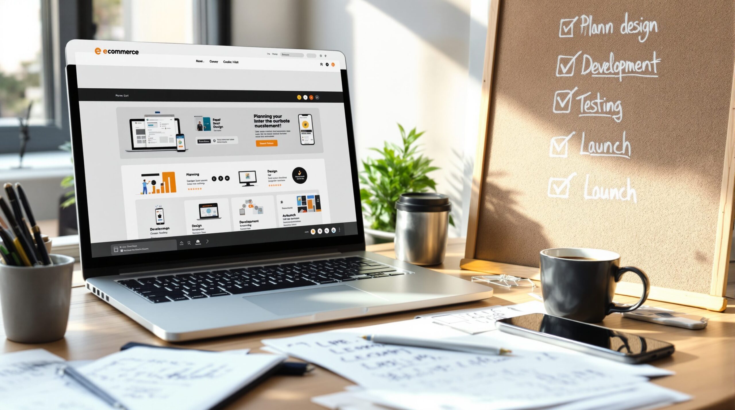 Création site ecommerce : les étapes essentielles pour réussir son lancement