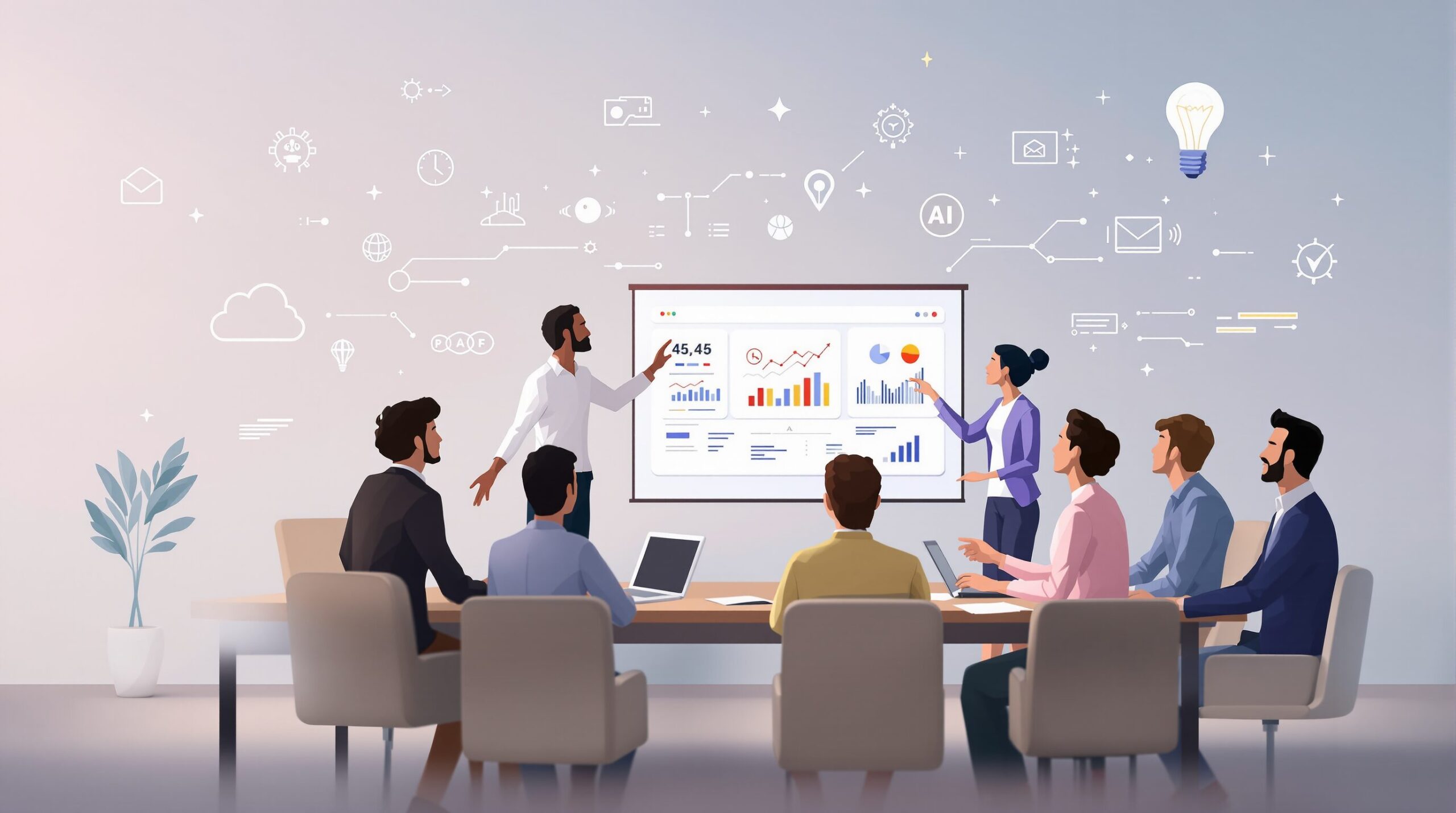 Comment une agence IA accompagne les entreprises dans leur transformation numérique ?