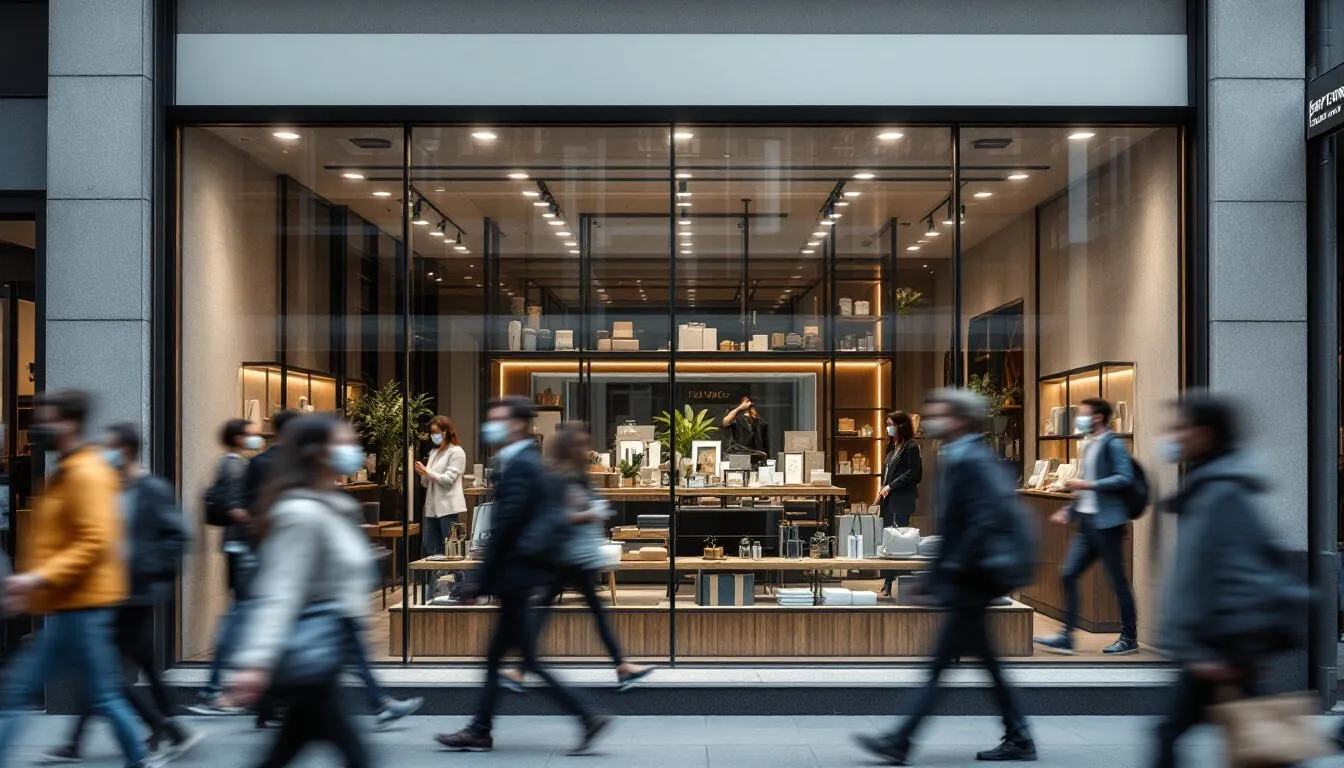 vitrine de magasin