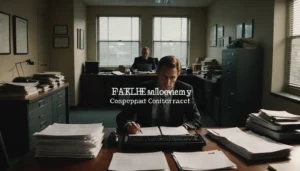 faire un faux contrat de travail risque