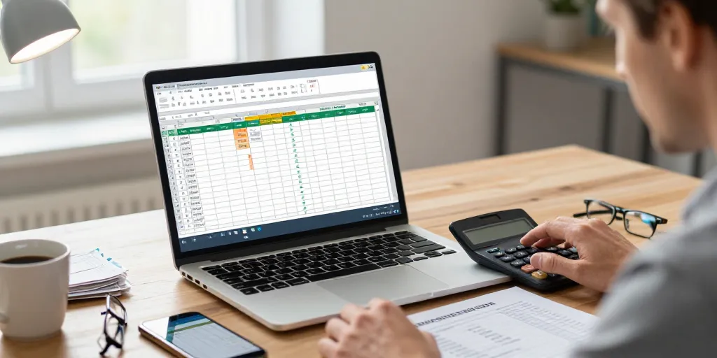 Exemple de livre de compte pour auto entrepreneur : le modèle Excel conforme
