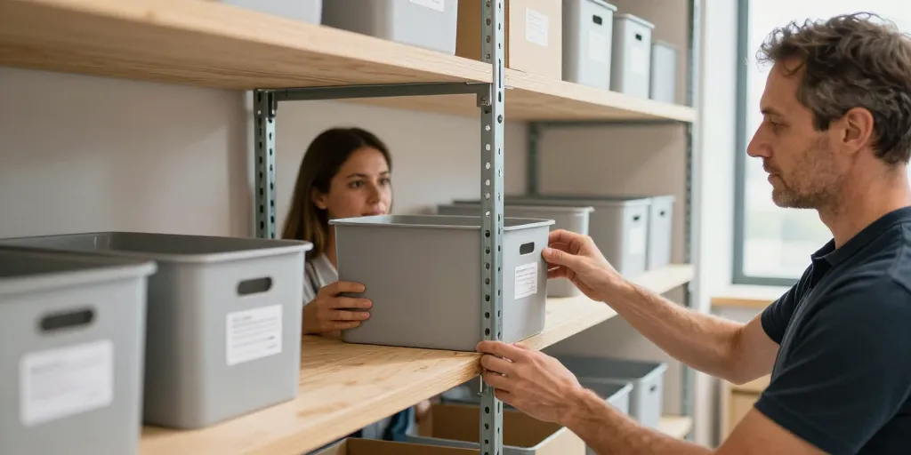 Aménager sa réserve avec les indispensables du stockage modulable