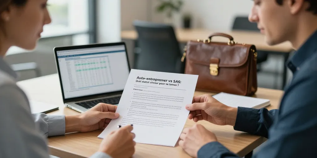 Auto-entrepreneur vs SAS : quel statut choisir pour se lancer ?
