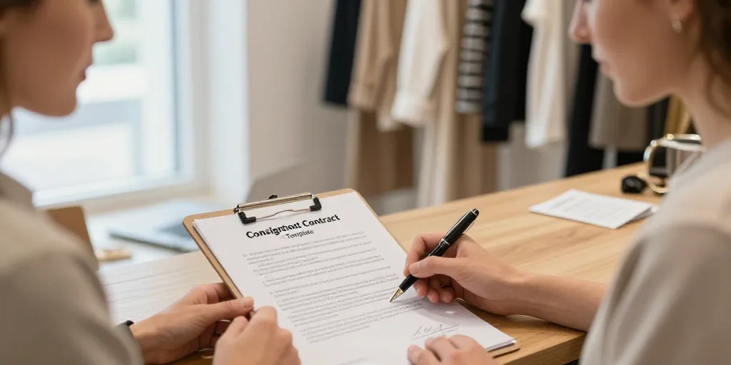 Depot vente contrat : le modèle à télécharger et personnaliser ?