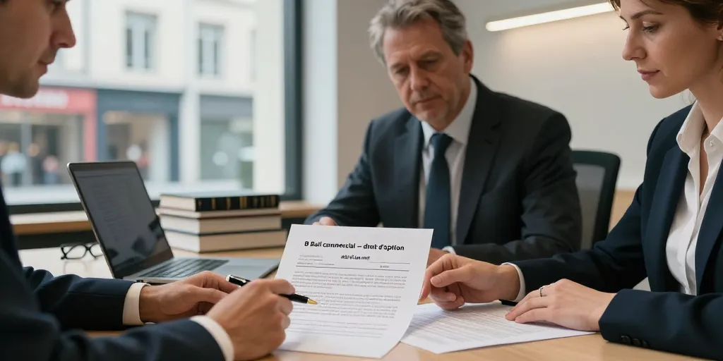 droit d'option bail commercial