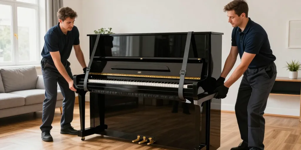 Coût transport piano : le tarif moyen pour un déménagement sans risque